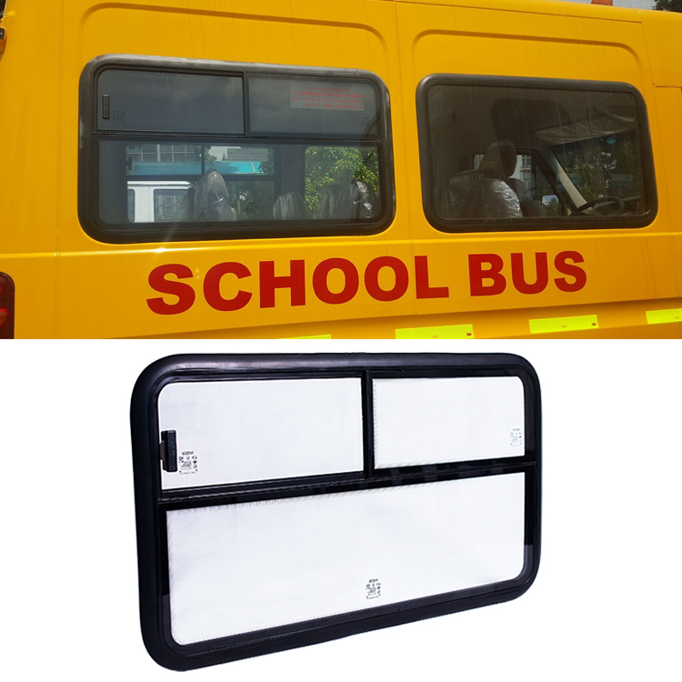 High Quality Sliding Glass Windows For School Bus